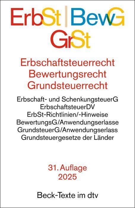 Erbschaftsteuerrecht / Bewertungsrecht / Grundsteuerrecht Law