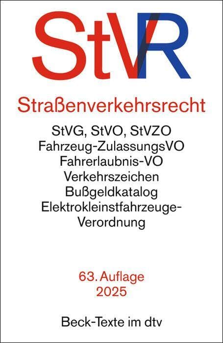 Straßenverkehrsrecht. StVR Law