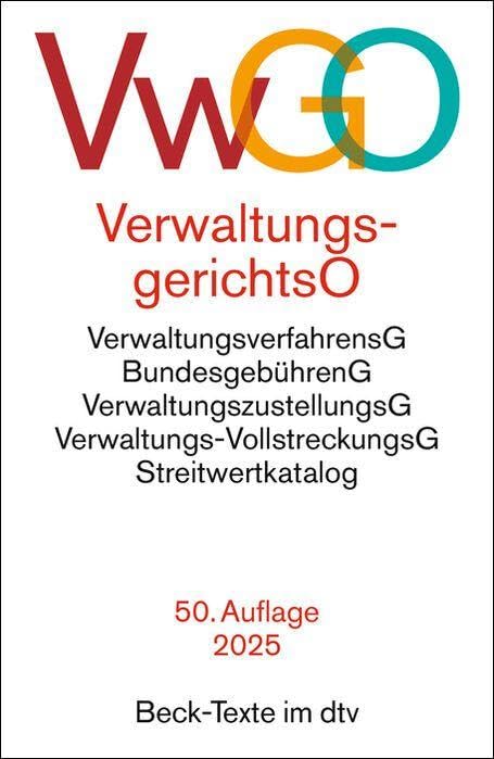 Verwaltungsgerichtsordnung, Verwaltungsverfahrensgesetz. VwGO Law