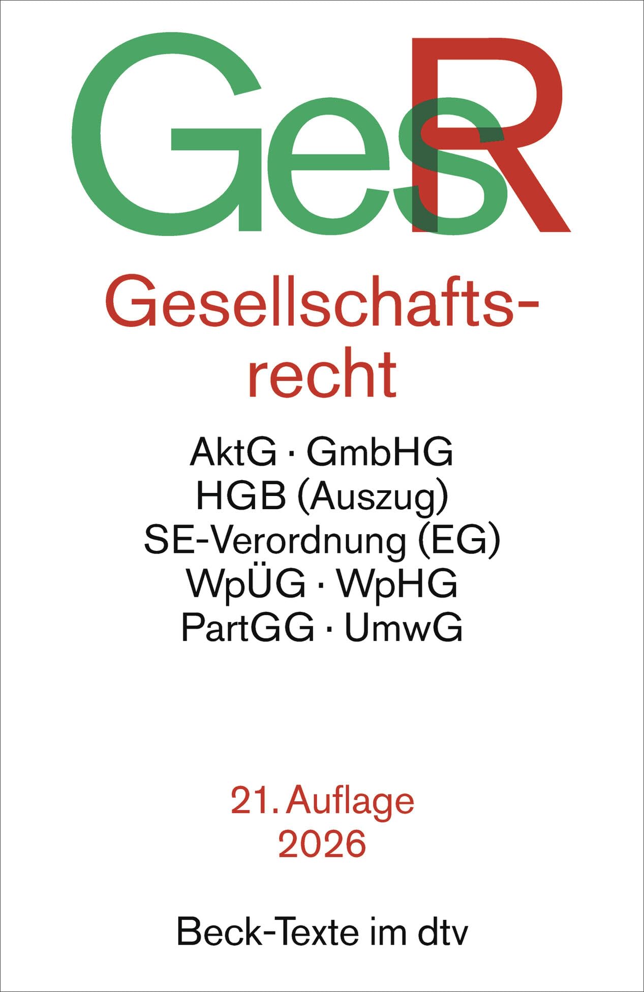 Gesellschaftsrecht. GesR Law
