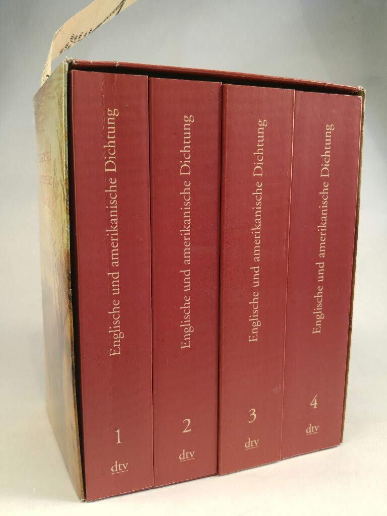Englische und amerikanische Dichtung: Zweisprachige Ausgabe – Vier Bände in Kassette (dtv Kassettenausgaben) Poetry