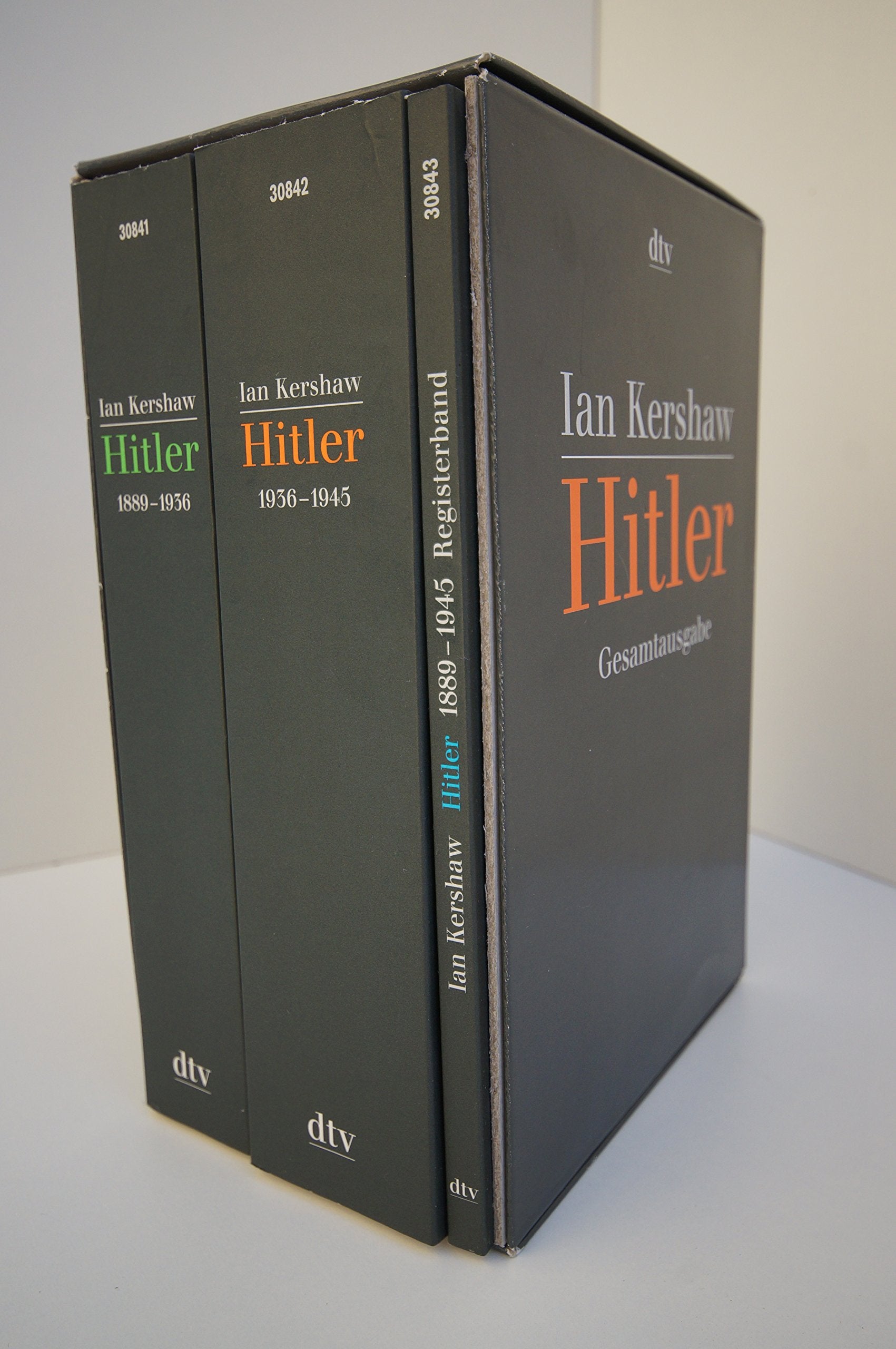 Hitler Gesamtausgabe in 3 Bänden: 1889-1936, 1936-1945 und 1889-1945 Registerband Memories