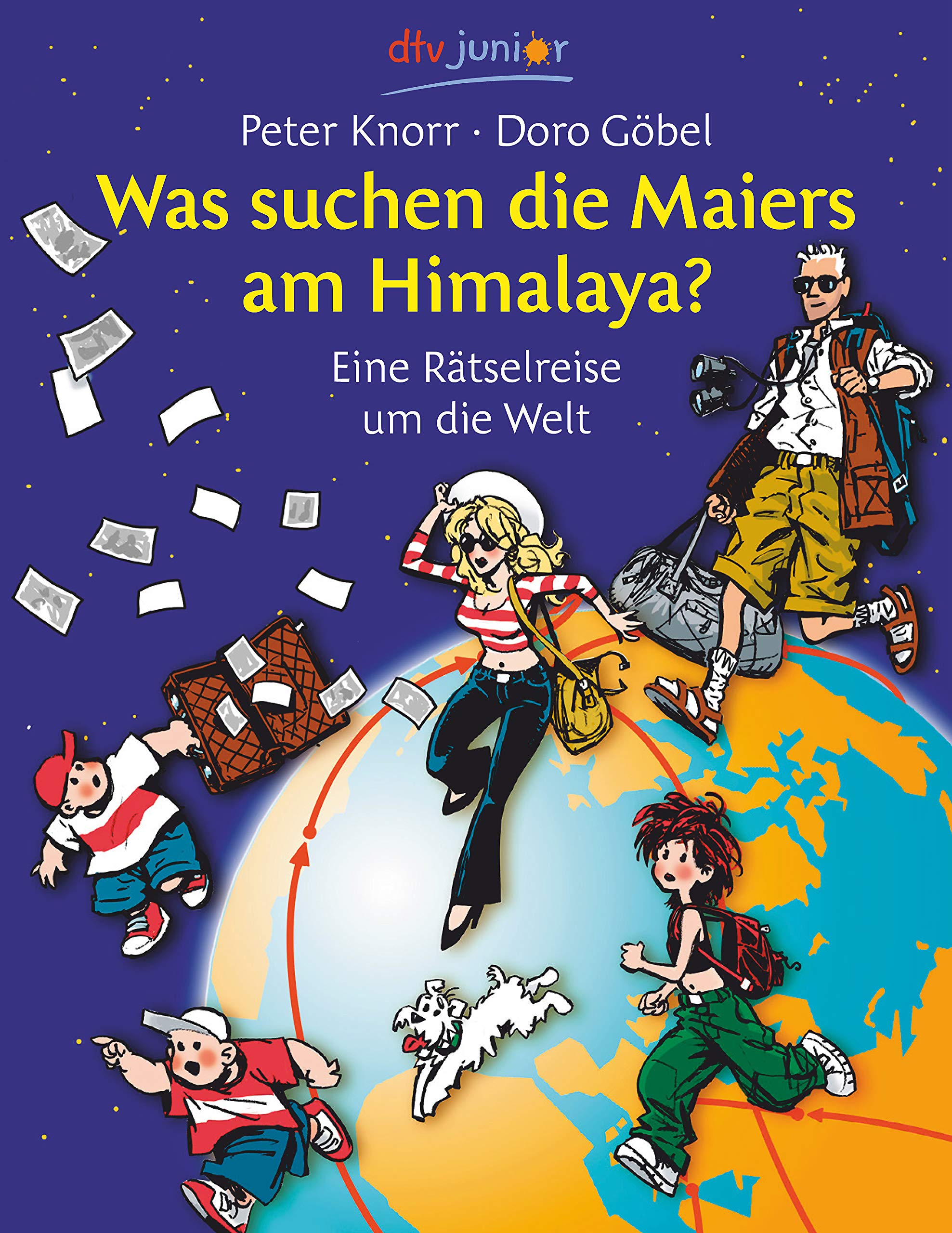 Was suchen die Maiers am Himalaya?: Eine Rätselreise um die Welt (dtv junior) Non-fiction books for kids