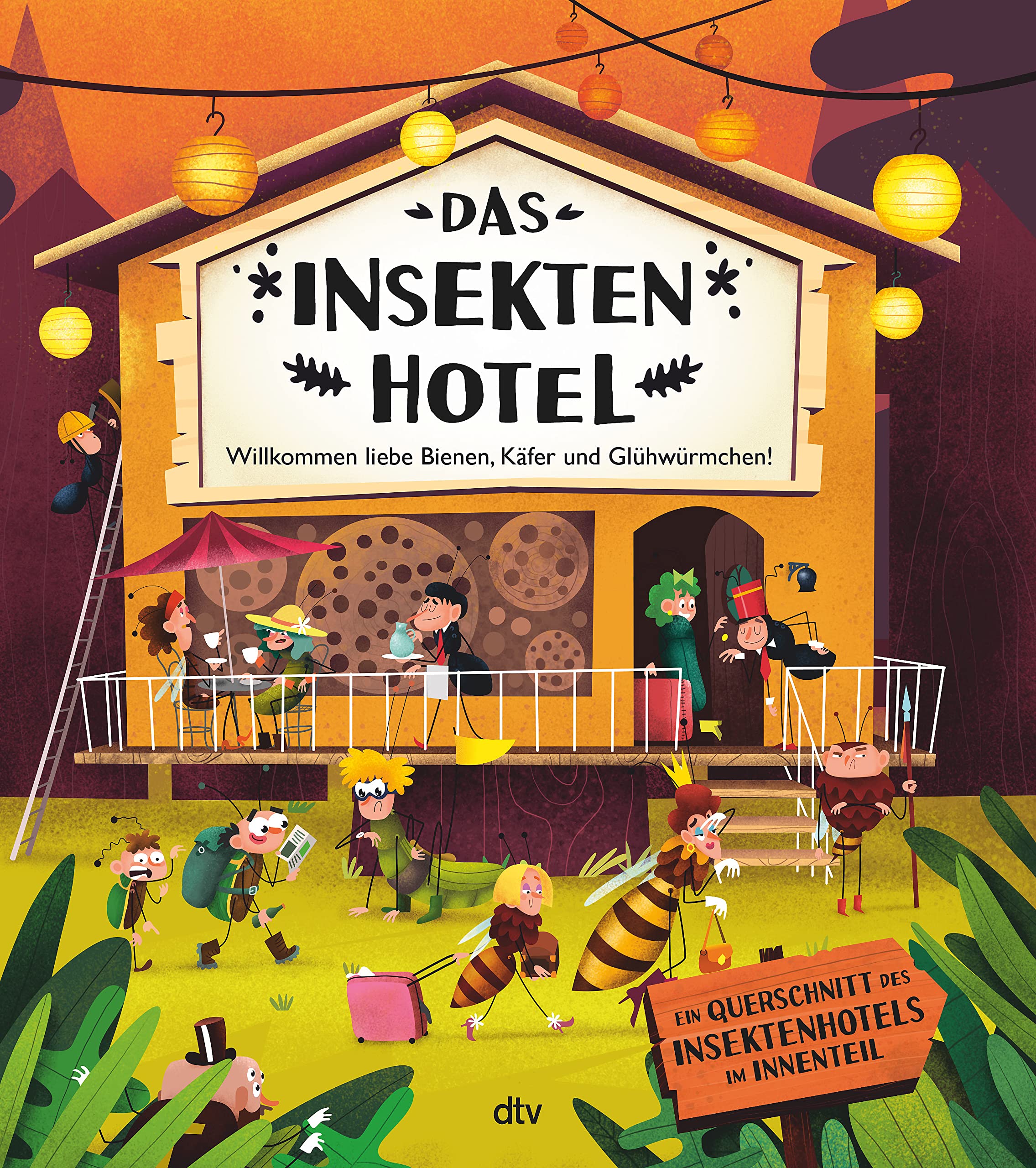 Das Insektenhotel – Willkommen, liebe Bienen, Käfer und Glühwürmchen: Witzig illustriertes Sachbilderbuch ab 3 Leisure, Home & Garden