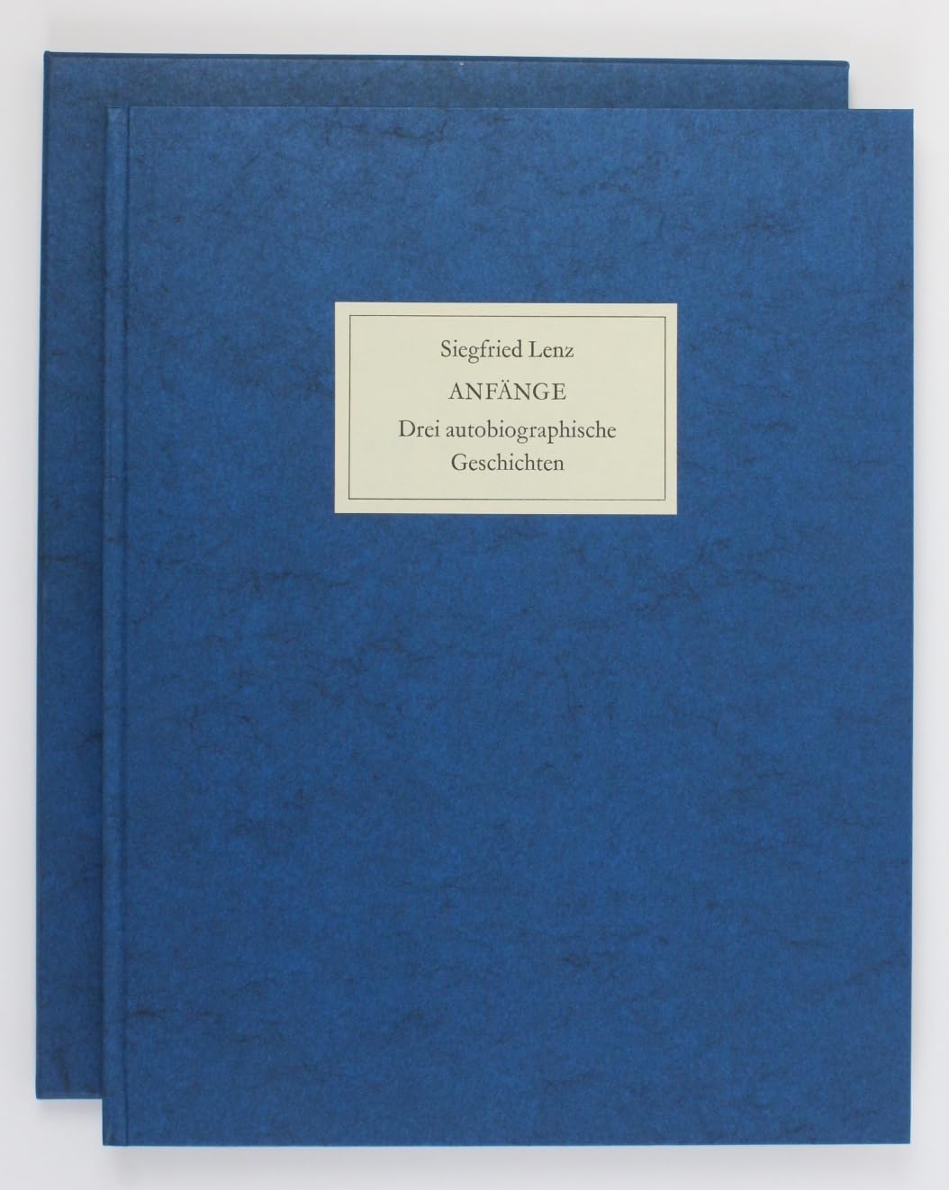 Anfänge: Drei Autobiographische Geschichten Signiert von LENZ, PIATTI & FRIEDRICH mit ORIGINAL LITHOGRAPH von PIATTI Books
