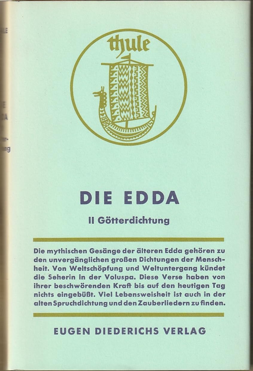 Edda II. Götter- u. Spruchdichtung Politics & History