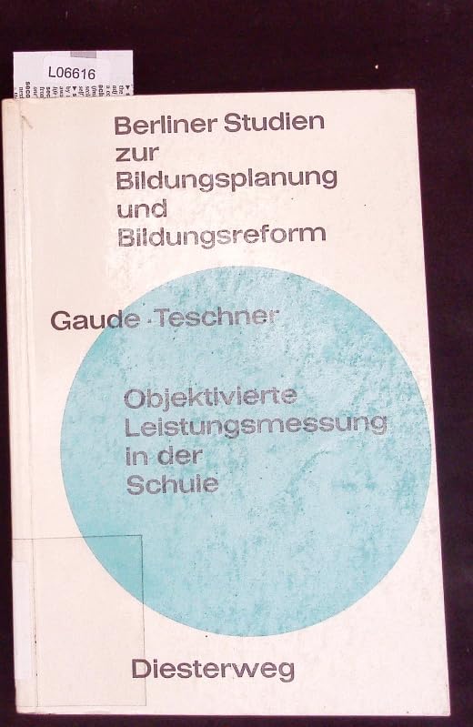 Objektivierte Leistungsmessung in der Schule Books