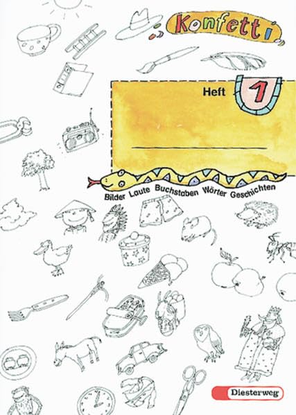 Konfetti-Heft 1. Mit Anlauttabelle A 4 Study Guides