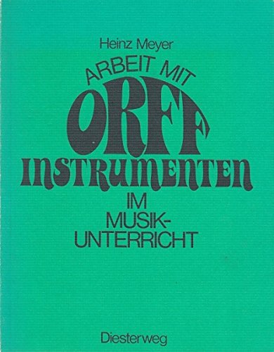 Arbeit mit Orff-Instrumenten im Musikunterricht Education & Training