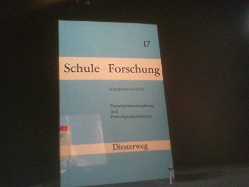 Fremdsprachenbegabung und Fremdsprachenleistung Books