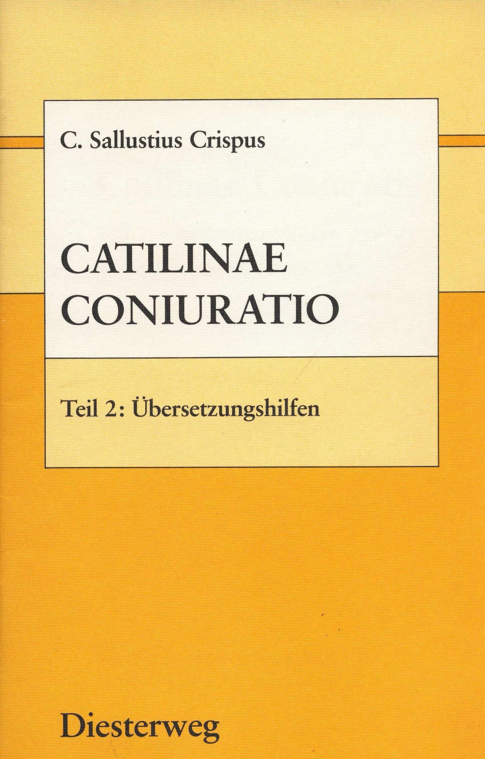 C. Sallustius Crispus, Catilinae Coniuratio Study Guides