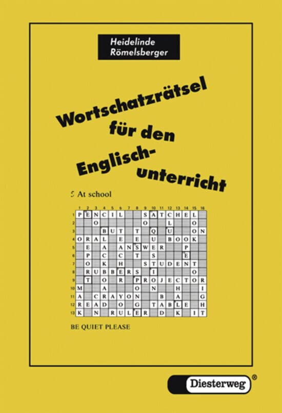 Englisch Trainer: Wortschatzrätsel für den Englischunterricht: Rätselsammlung (English Training, Band 1) Foreign Languages ​​& Dictionaries