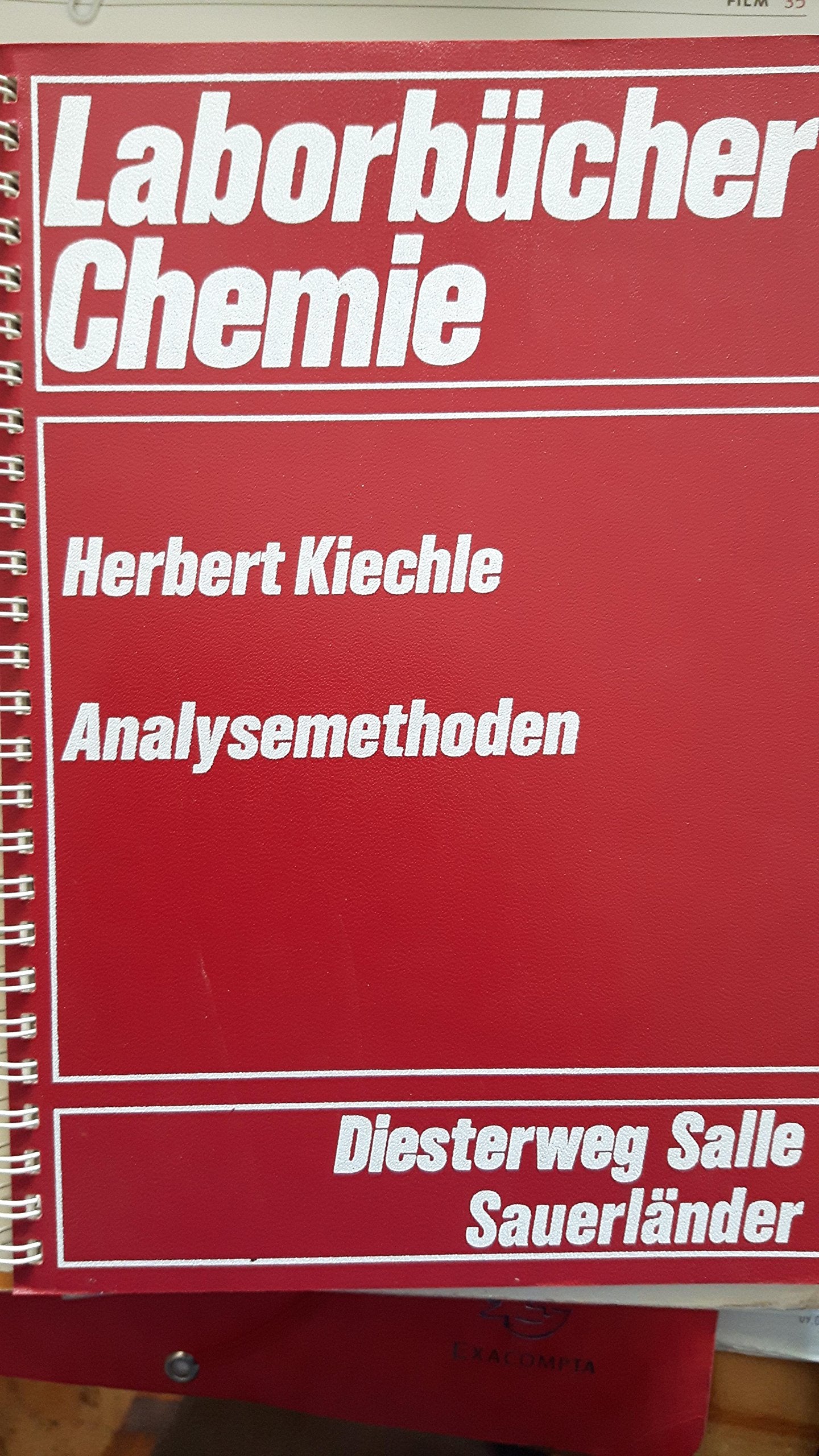 Einführung in die Analysemethoden (Laborbücher Chemie) Books
