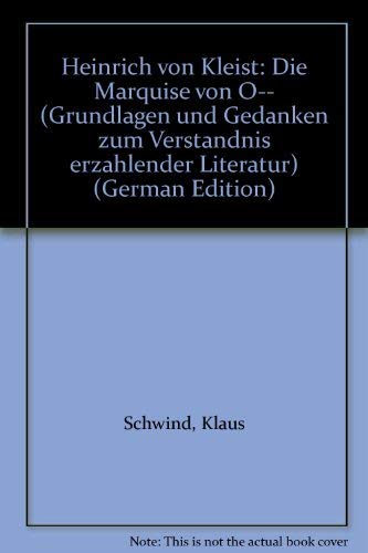 Die Marquise von O . . . Study Guides Books