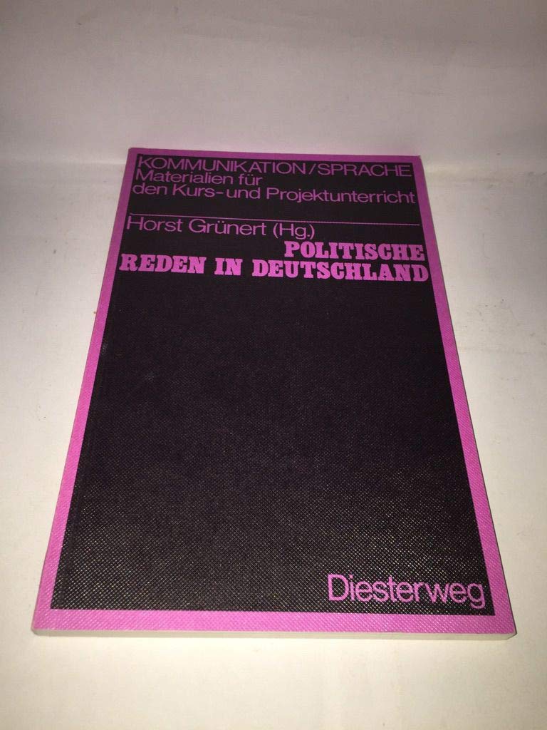 Politische Reden in Deutschland Books