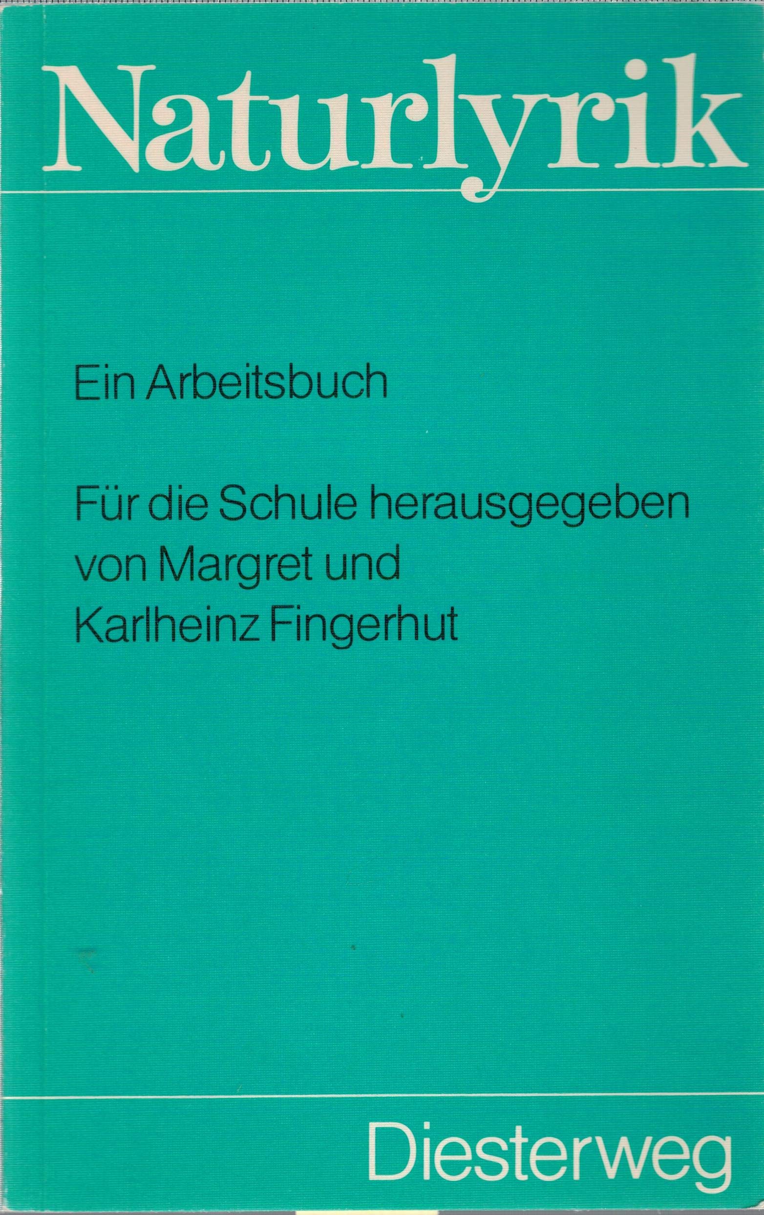 Naturlyrik: Ein Arbeitsbuch Books