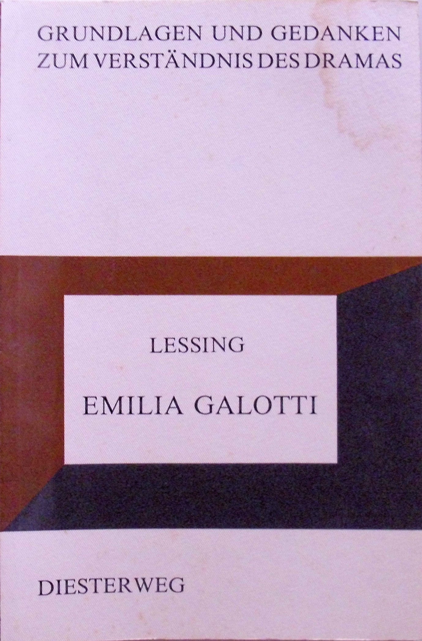 Emilia Galotti - von W Fischer book
