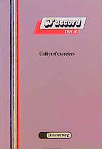 D' accord 4. Cahier d'exercices Foreign Languages ​​& Dictionaries
