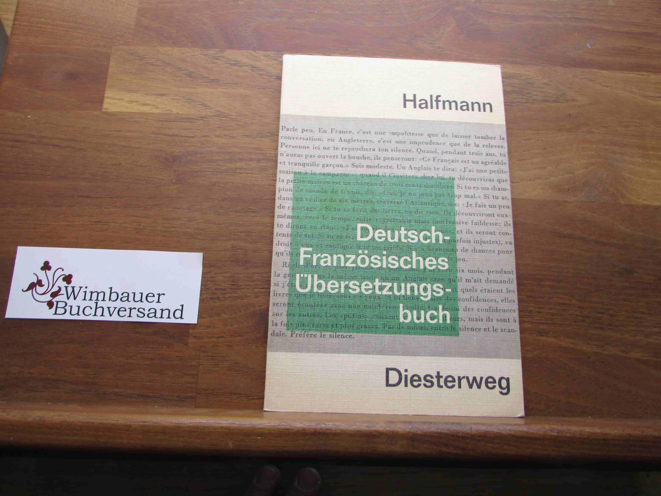 Deutsch-Französiches Übersetzungsbuch für die Oberstufe Books