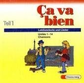 Ca va bien, Lektionstexte und Lieder, Unites 1-14, Chansons, 2 CD-Audio, Tl. 1 Arts & Music
