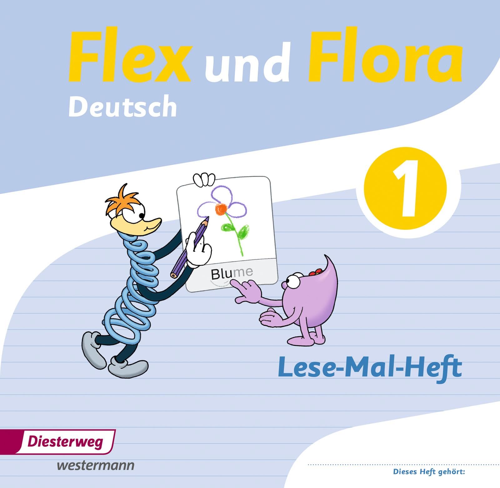 Flex und Flora 1. Lese-Mal-Heft Study Guides Books