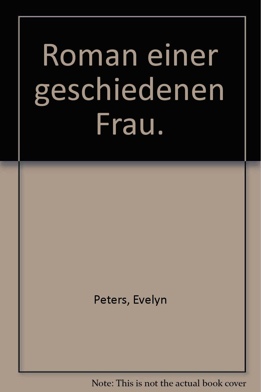 Roman einer geschiedenen Frau. Books