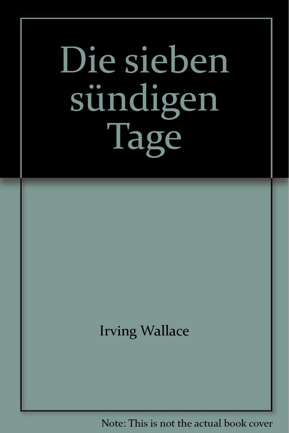Product Image: Die sieben sündigen Tage.