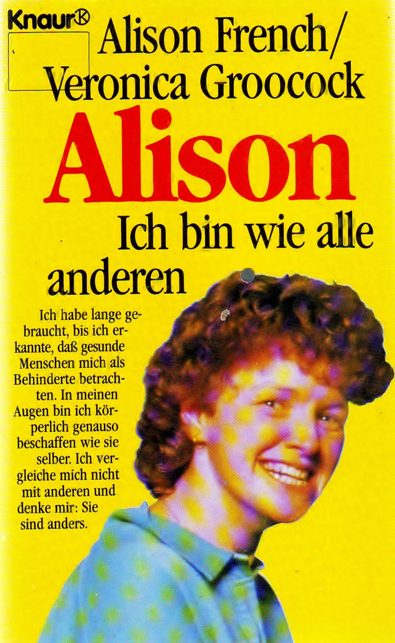 Alison - ich bin wie alle anderen (Knaur Taschenbücher. Mut zum Leben - Lebenslinien) Books