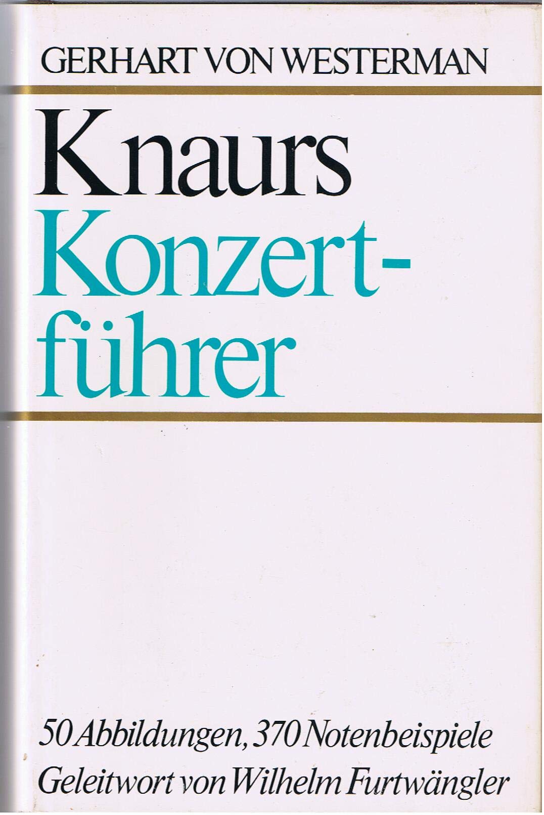 Knaurs Konzertführer. Books