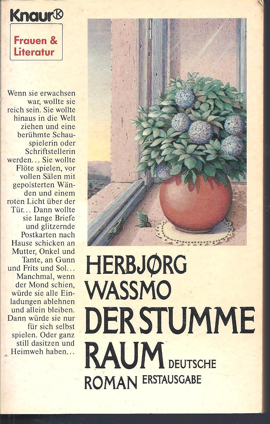 Der stumme Raum (Knaur Taschenbücher. Frauenbücher) Contemporary literature