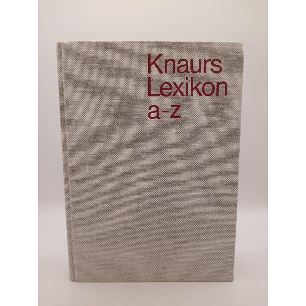 Knaurs Lexikon von A - Z Reference Books