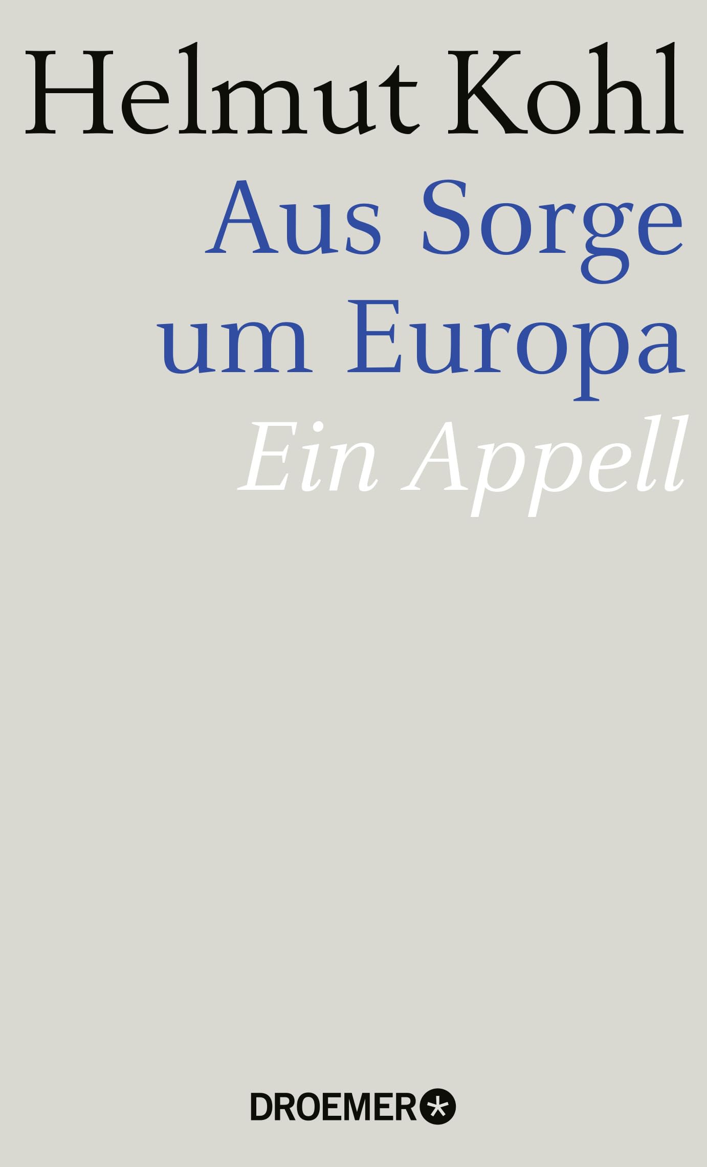 Product Image: Aus Sorge um Europa