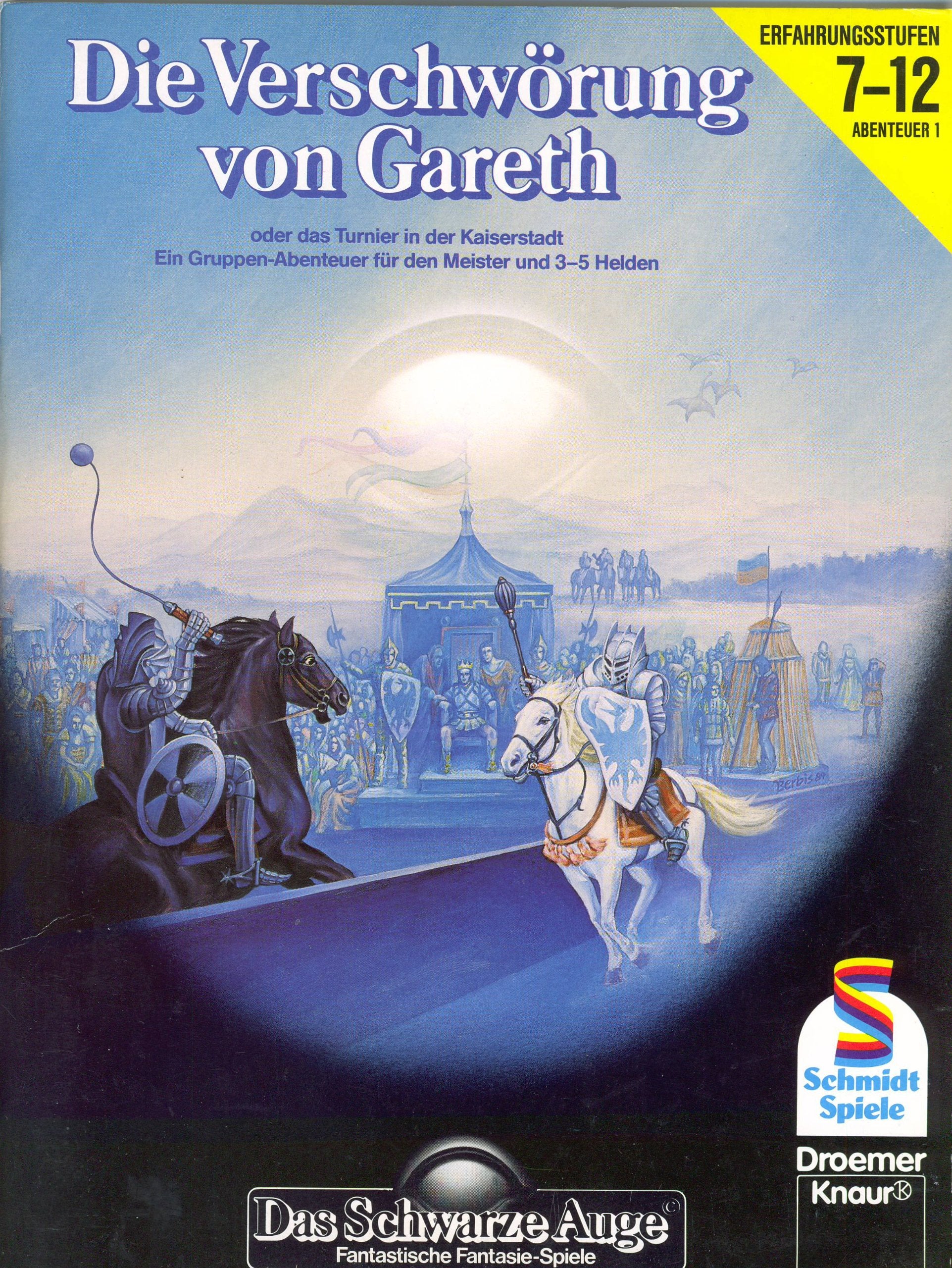 Das Schwarze Auge / Abenteuer Ausbau-Spiel: Das Schwarze Auge / Die Verschwörung von Gareth oder Das Turnier in der Kaiserstadt: Abenteuer Ausbau-Spiel Fantasy & Sci-Fi
