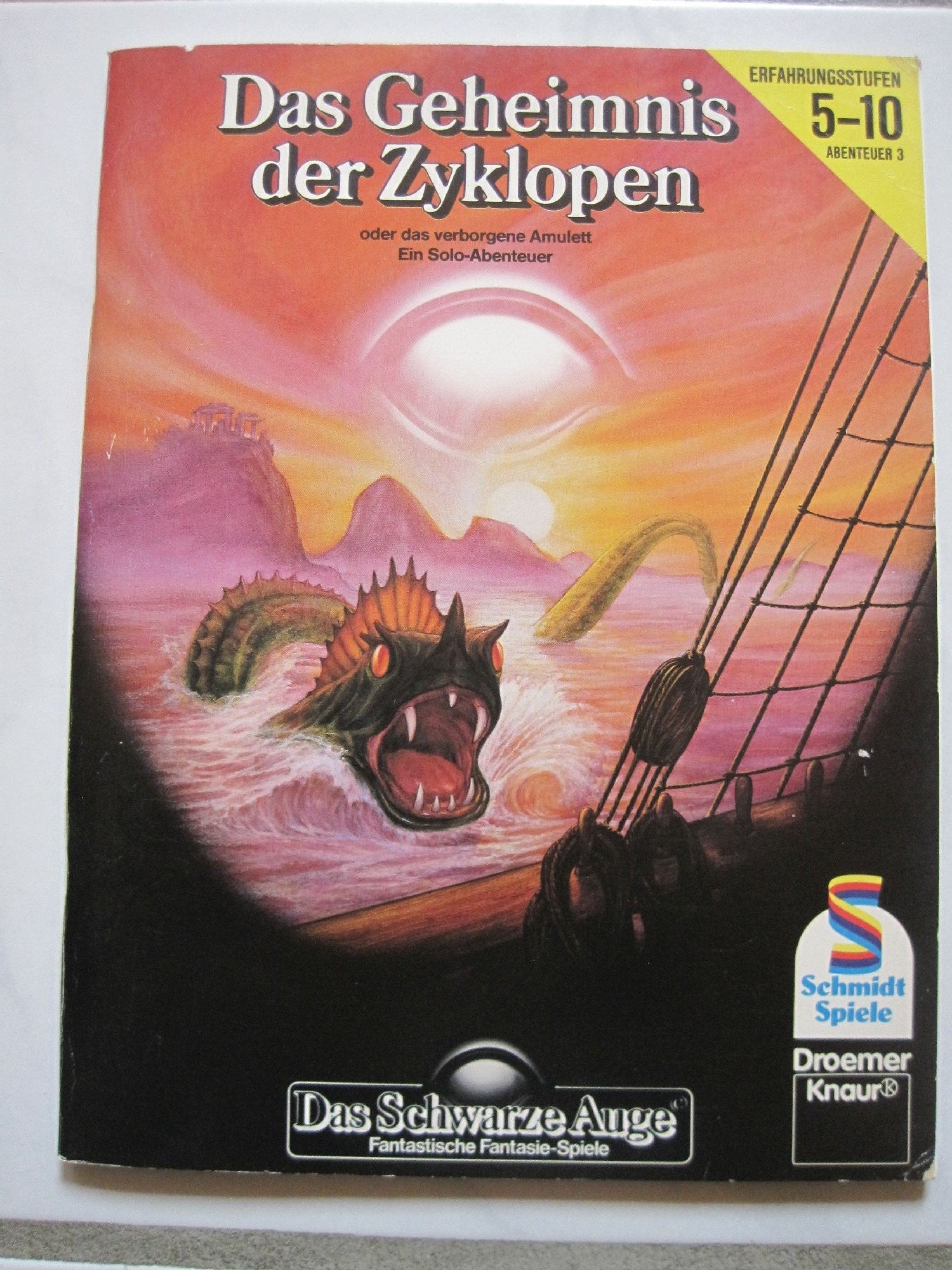 Das Schwarze Auge / Abenteuer Ausbau-Spiel: Das Schwarze Auge / Das Geheimnis der Zyklopen oder Das verborgene Amulett: Abenteuer Ausbau-Spiel Fantasy & Sci-Fi