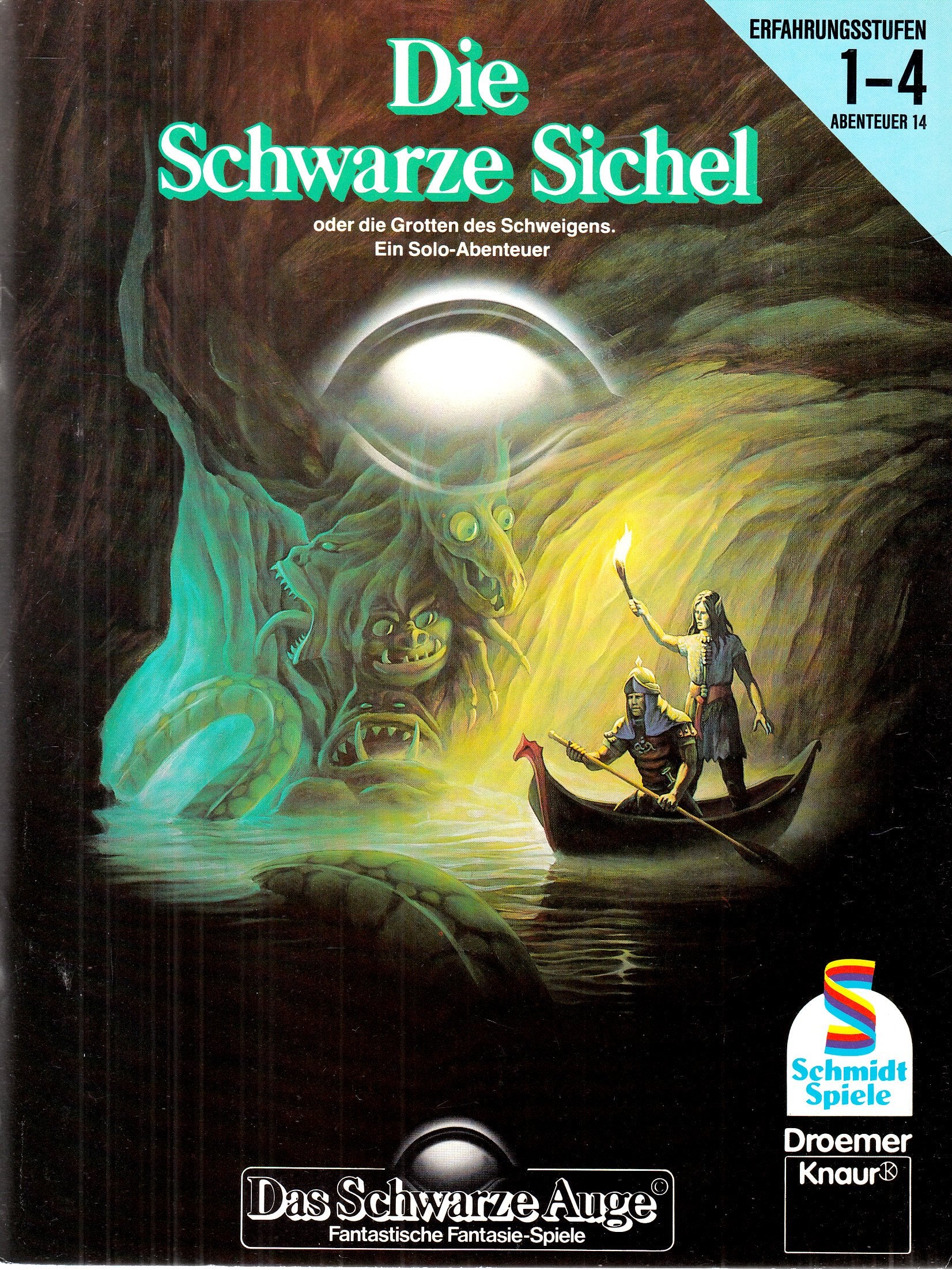 Das Schwarze Auge / Abenteuer Basis-Spiel: Das Schwarze Auge / Die schwarze Sichel oder Die Grotten des Schweigens: Abenteuer Basis-Spiel Fantasy & Sci-Fi