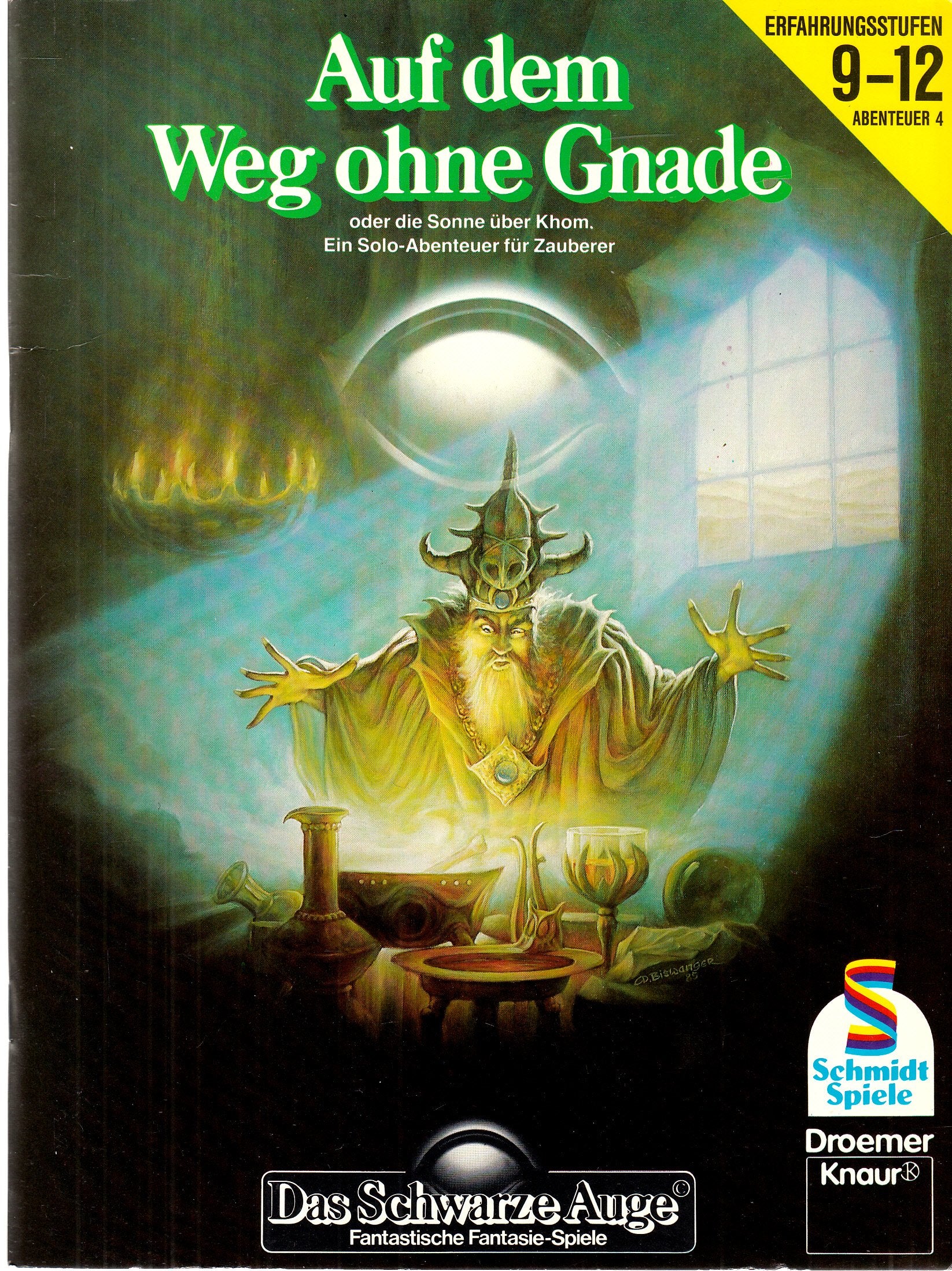 Das Schwarze Auge / Abenteuer Ausbau-Spiel: Das Schwarze Auge. Ausbau-Spiel 4. Auf dem Weg ohne Gnade oder Die Sonne über Khom. Ein Solo-Abenteuer für Zauberer Fantasy & Sci-Fi