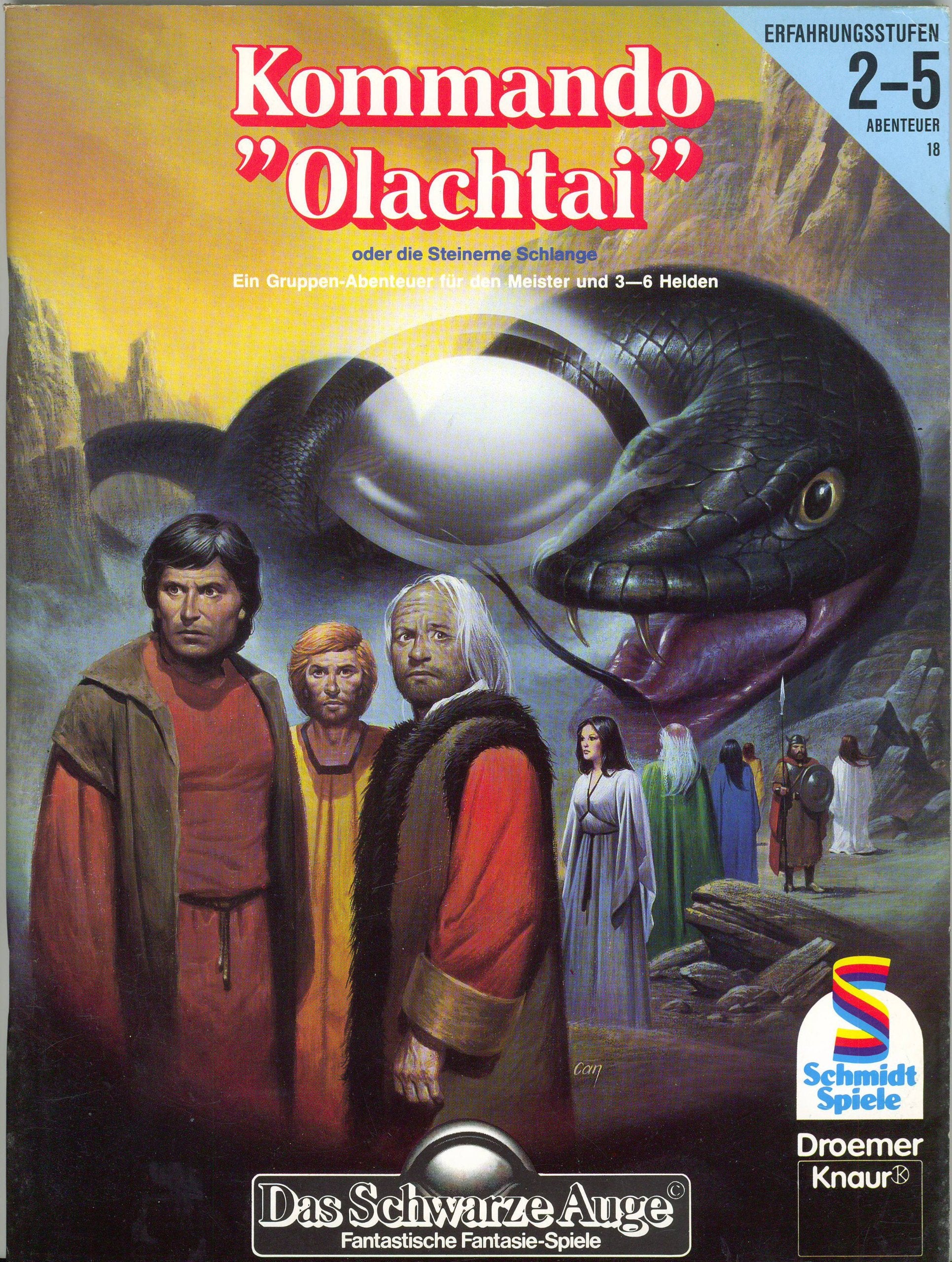 Das Schwarze Auge / Abenteuer Basis-Spiel: Das Schwarze Auge. Basis- Spiel XVIII. Kommando "Olachtai" oder Die Steinerne Schlange Fantasy & Sci-Fi