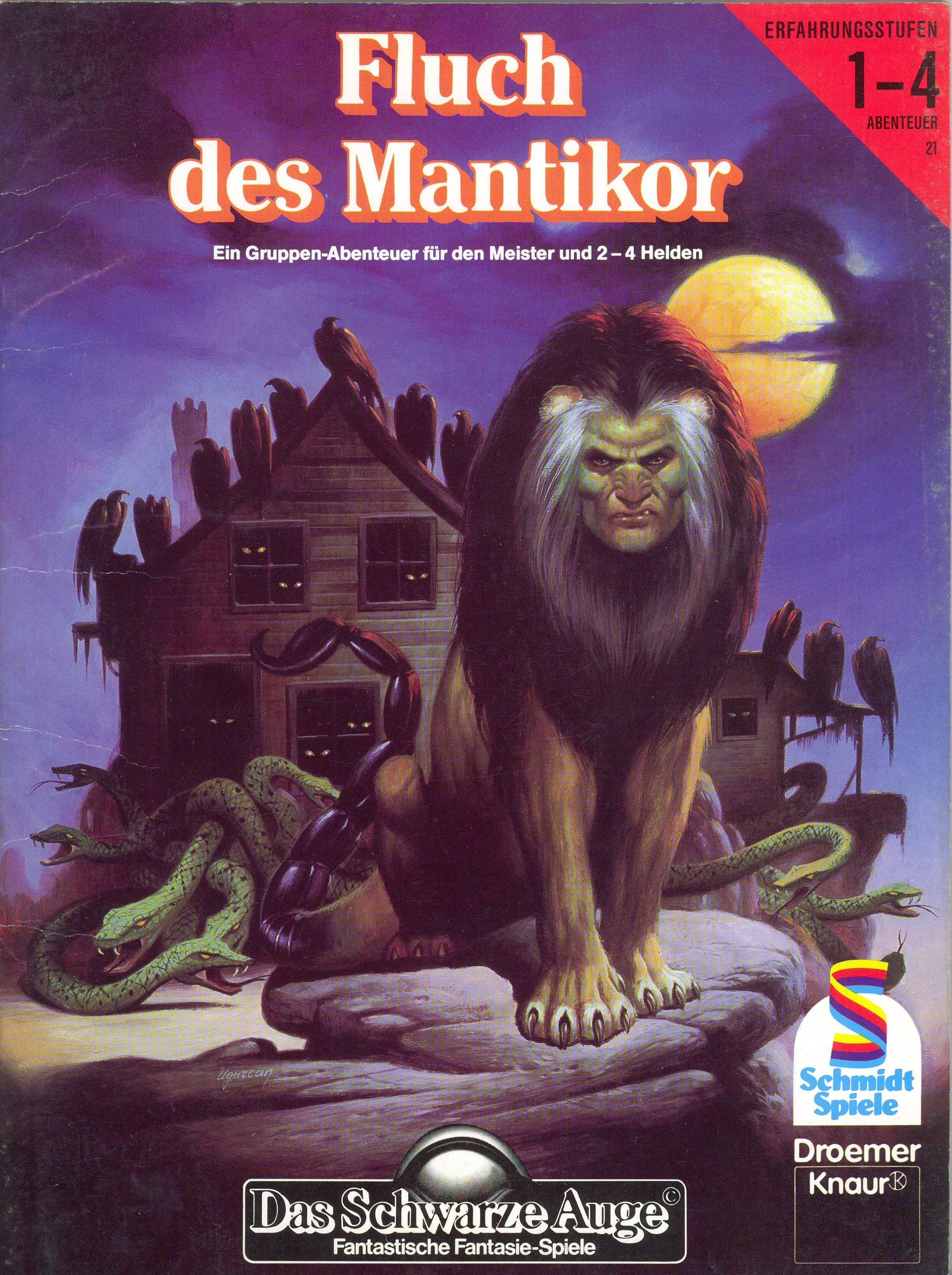 Das Schwarze Auge / Abenteuer Basis-Spiel: Das Schwarze Auge / Fluch des Mantikor: Abenteuer Basis-Spiel Fantasy & Sci-Fi