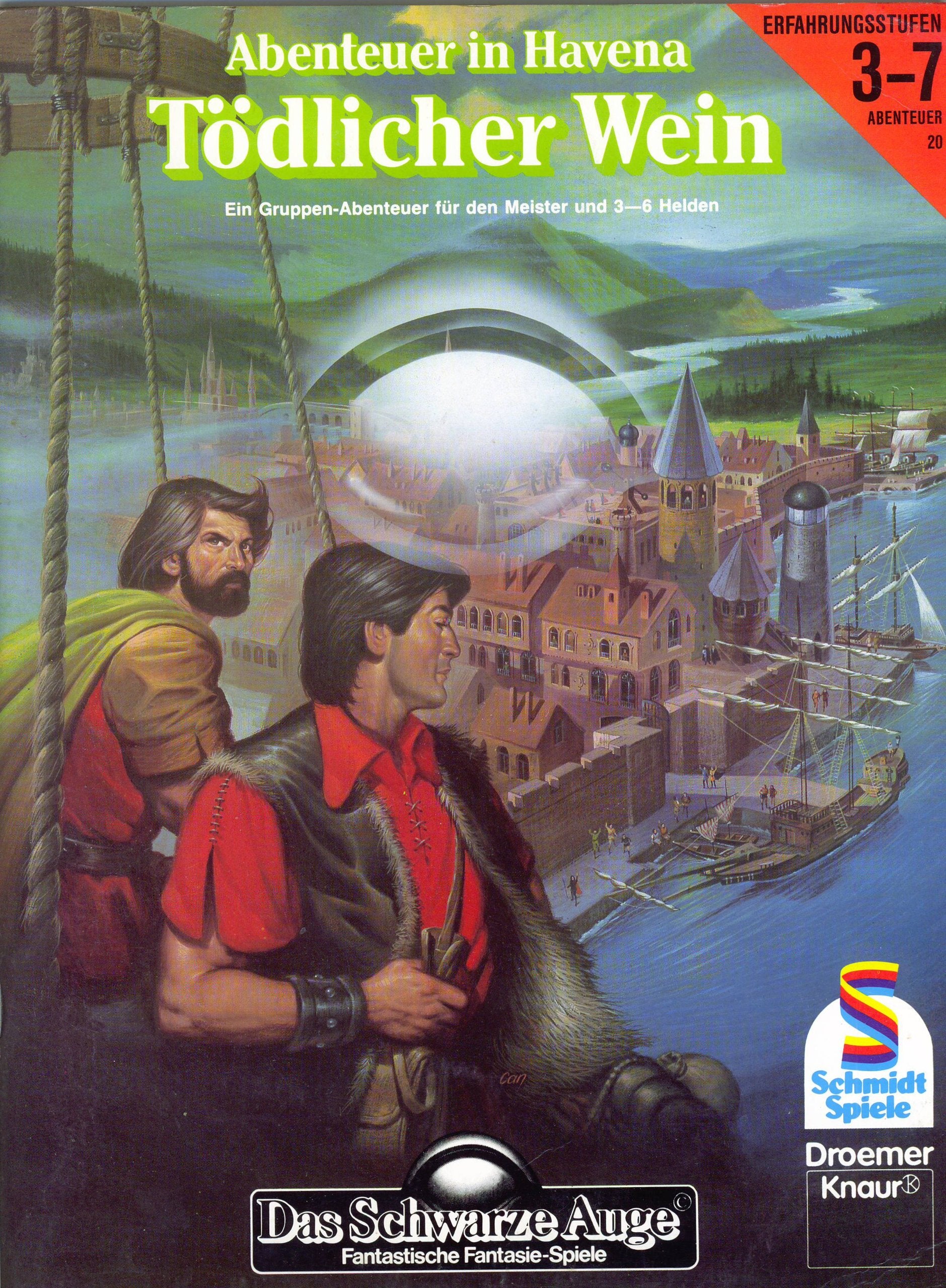 Das Schwarze Auge / Abenteuer Basis-Spiel: Das Schwarze Auge / Tödlicher Wein: Abenteuer Basis-Spiel / Abenteuer in Havena Fantasy & Sci-Fi