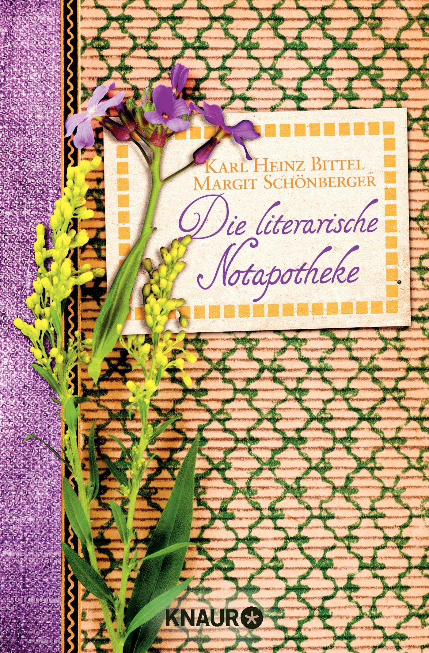 Die literarische Notapotheke Contemporary literature