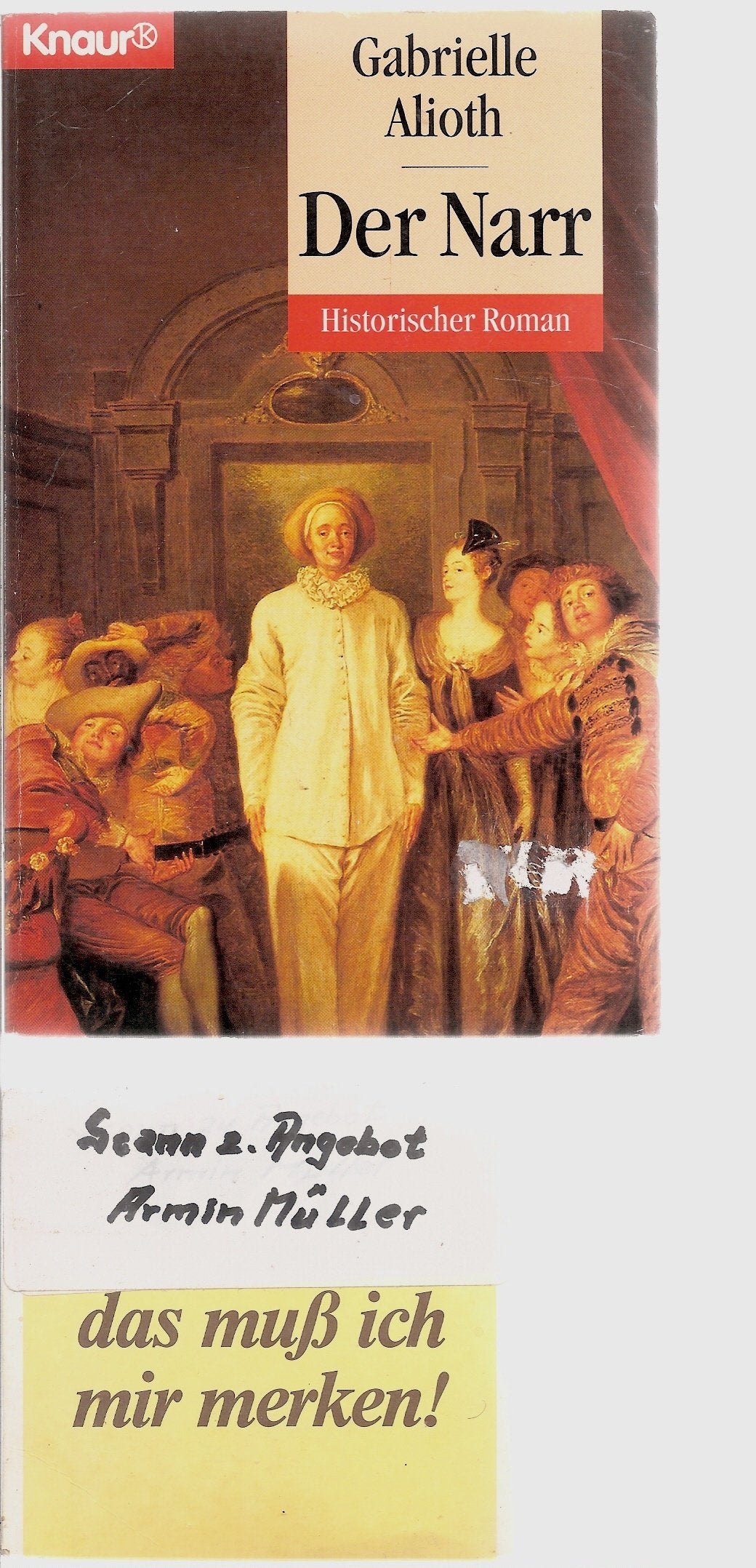 Der Narr (Knaur Taschenbücher. Romane, Erzählungen) Contemporary literature
