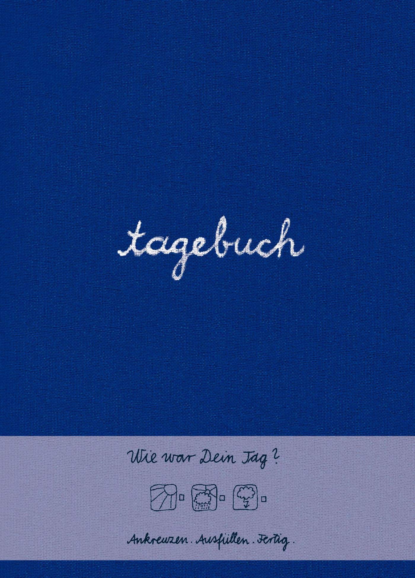 Tagebuch (blau) Living & Furnishing