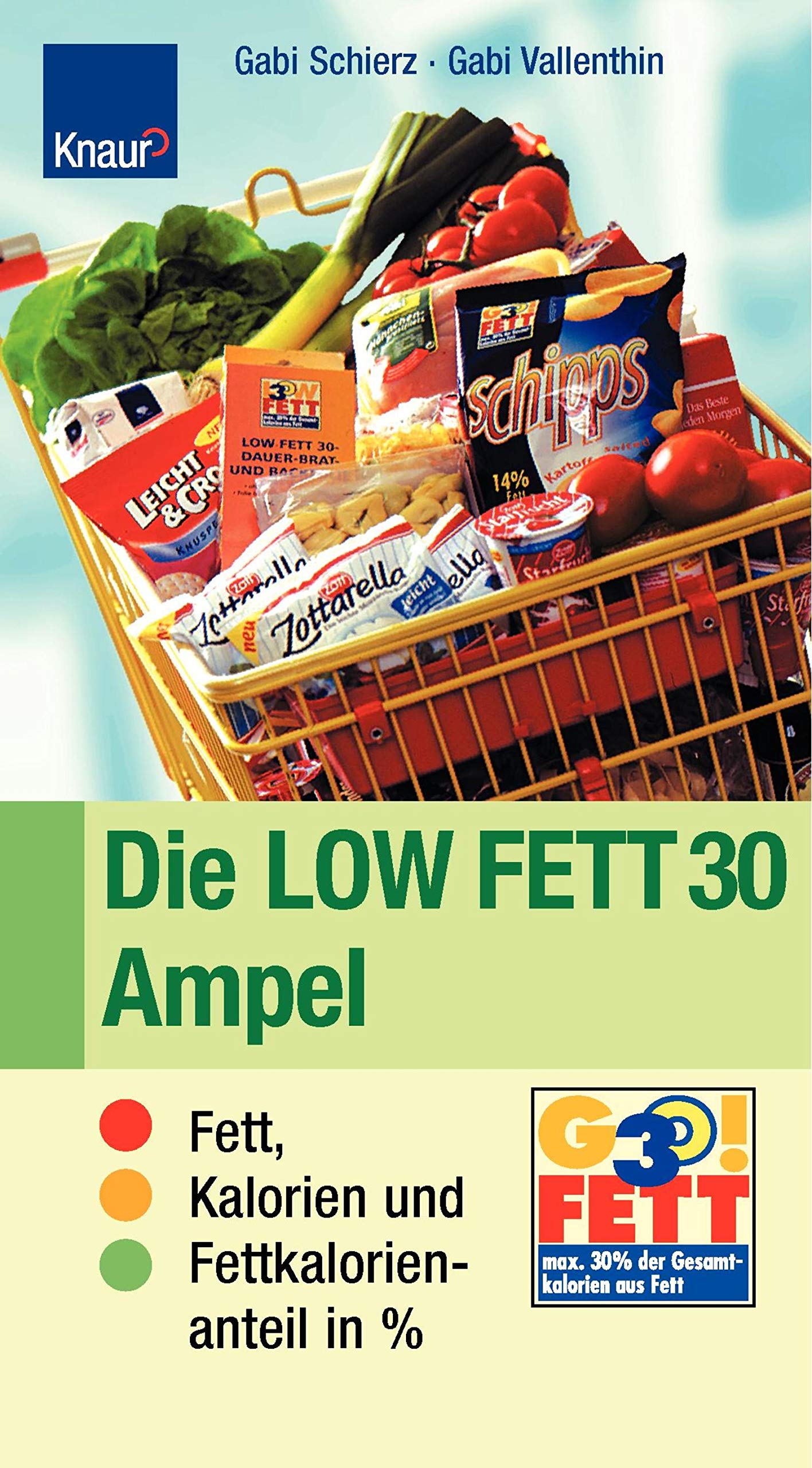 Die LOW FETT 30 Ampel: Fett, Kalorien und Fettkalorienanteil in % Cooking & Enjoying