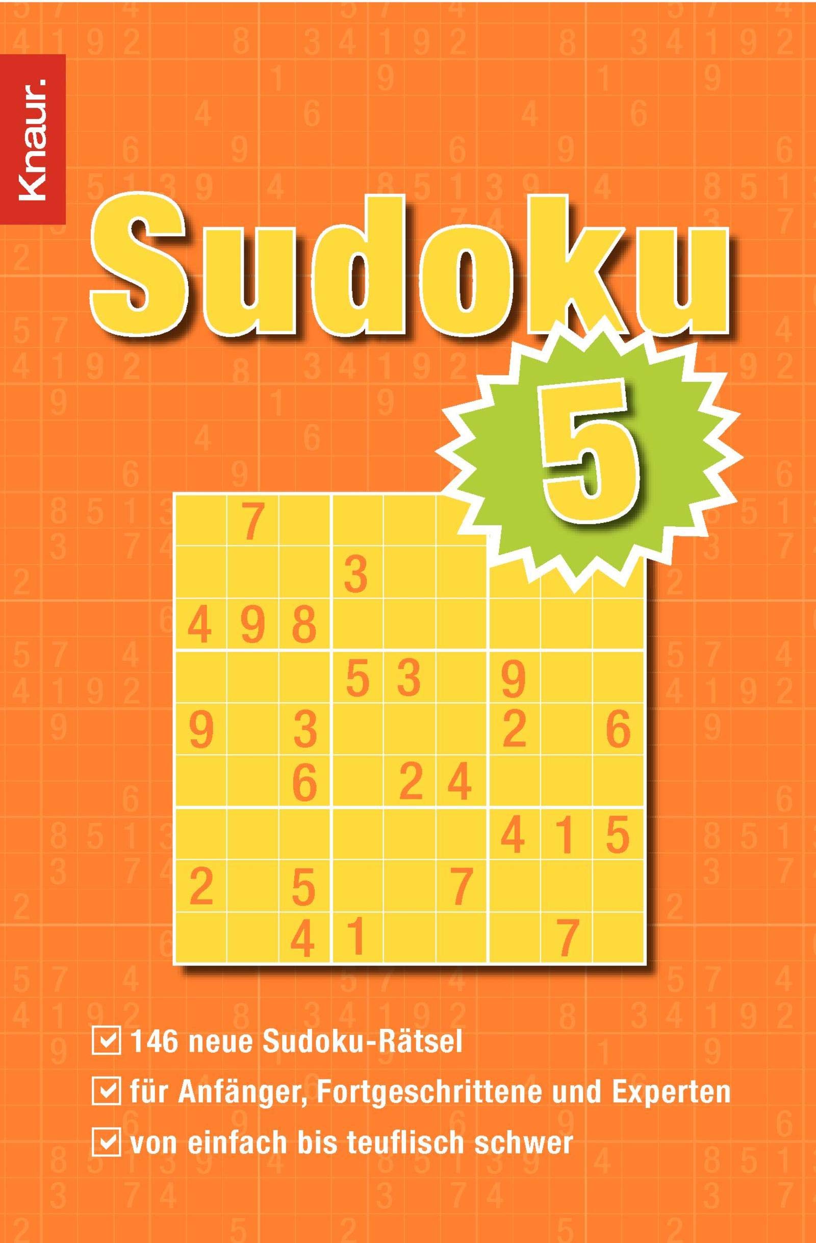 Sudoku 5: Das spannenste Zahlenrätsel der Welt Leisure & Fun
