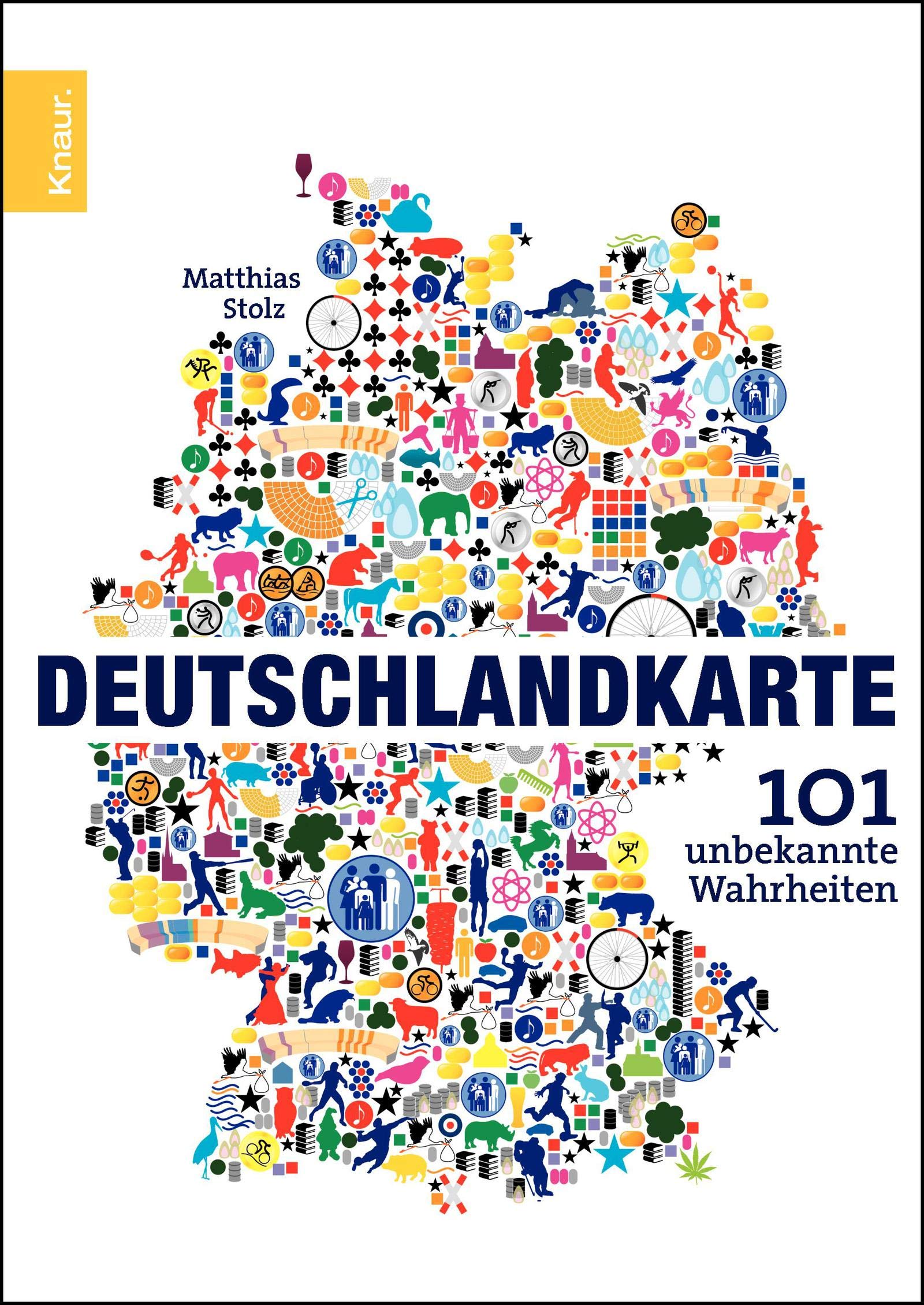 Deutschlandkarte: 101 unbekannte Wahrheiten General education