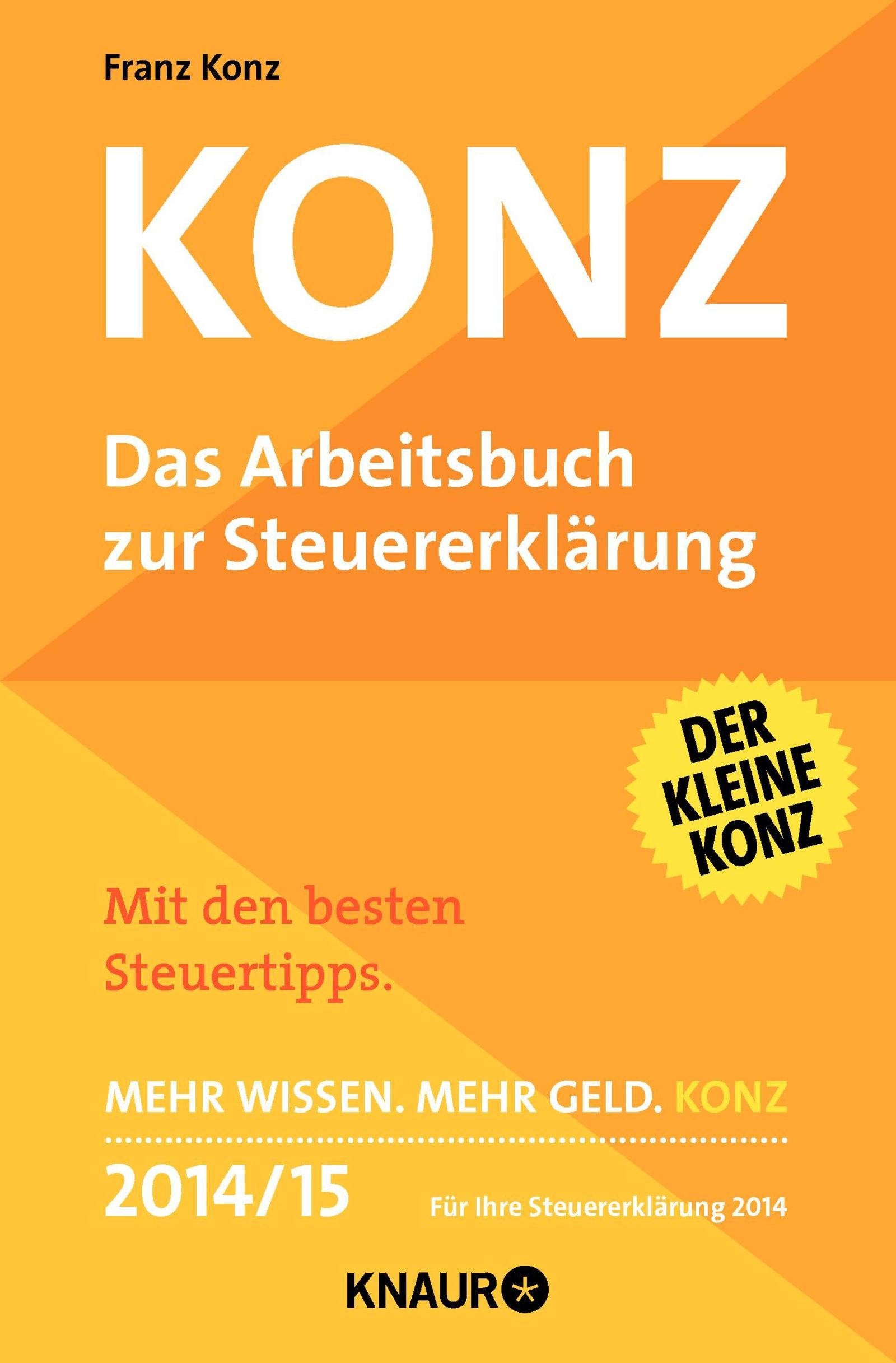 Konz: Das Arbeitsbuch zur Steuererklärung Law