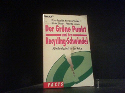 Der Grüne Punkt und der Recycling-Schwindel. Abfallwirtschaft in der Krise Memories