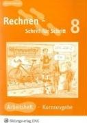 Rechnen - Schritt für Schritt Arbeitsheft 8: Kurzausgabe book