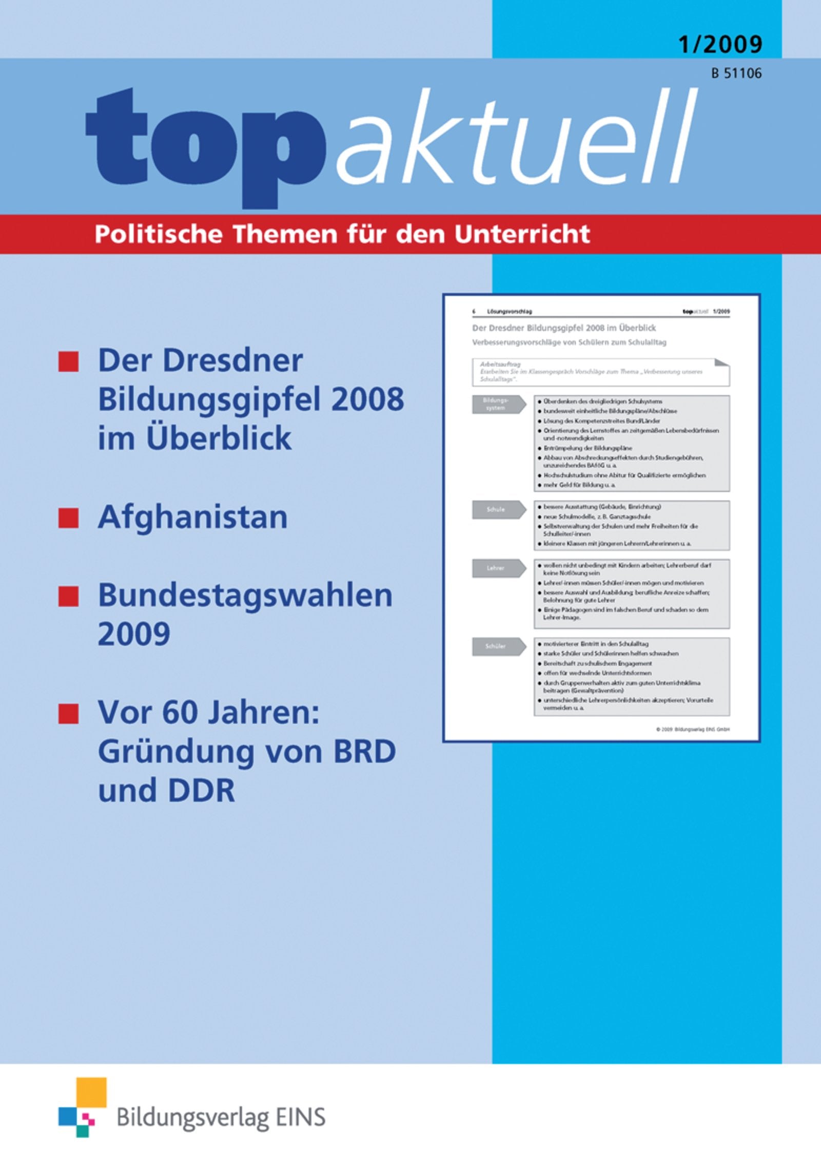 top aktuell - Politische Themen für den Unterricht: Jahrgang 2009 / Ausgabe 1 / 2009 Non-fiction