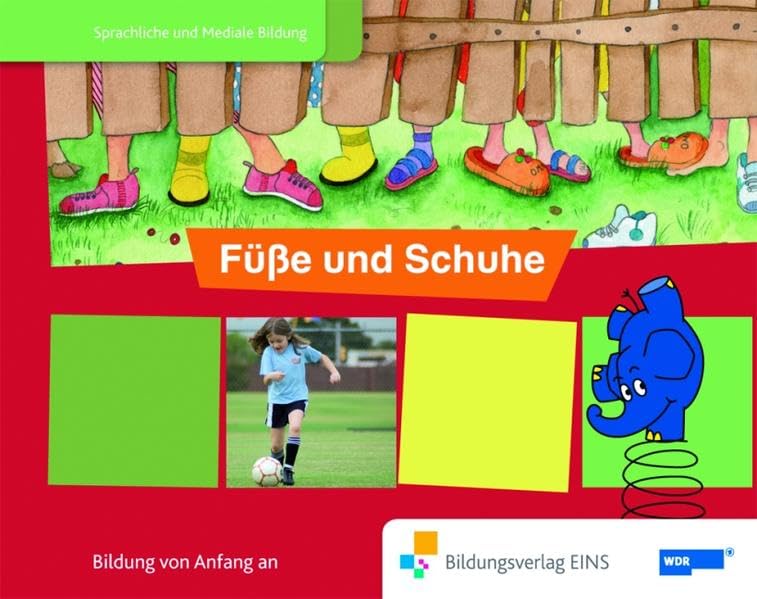 Paket 2 "Die Welt ist elefantastisch Sprachförderung mit dem Elefanten" mit den Themen: Füße&Schuhe, Sehen und Haare aus dem Themenfeld: " mein ... Bilderbuch Füße und Schuhe Bilderbuch Learning & Reference